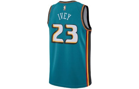 Nike x NBA Detroit Pistons Jaden Ivey Jersey 'Green' D09445-485 sold by KicksCrew