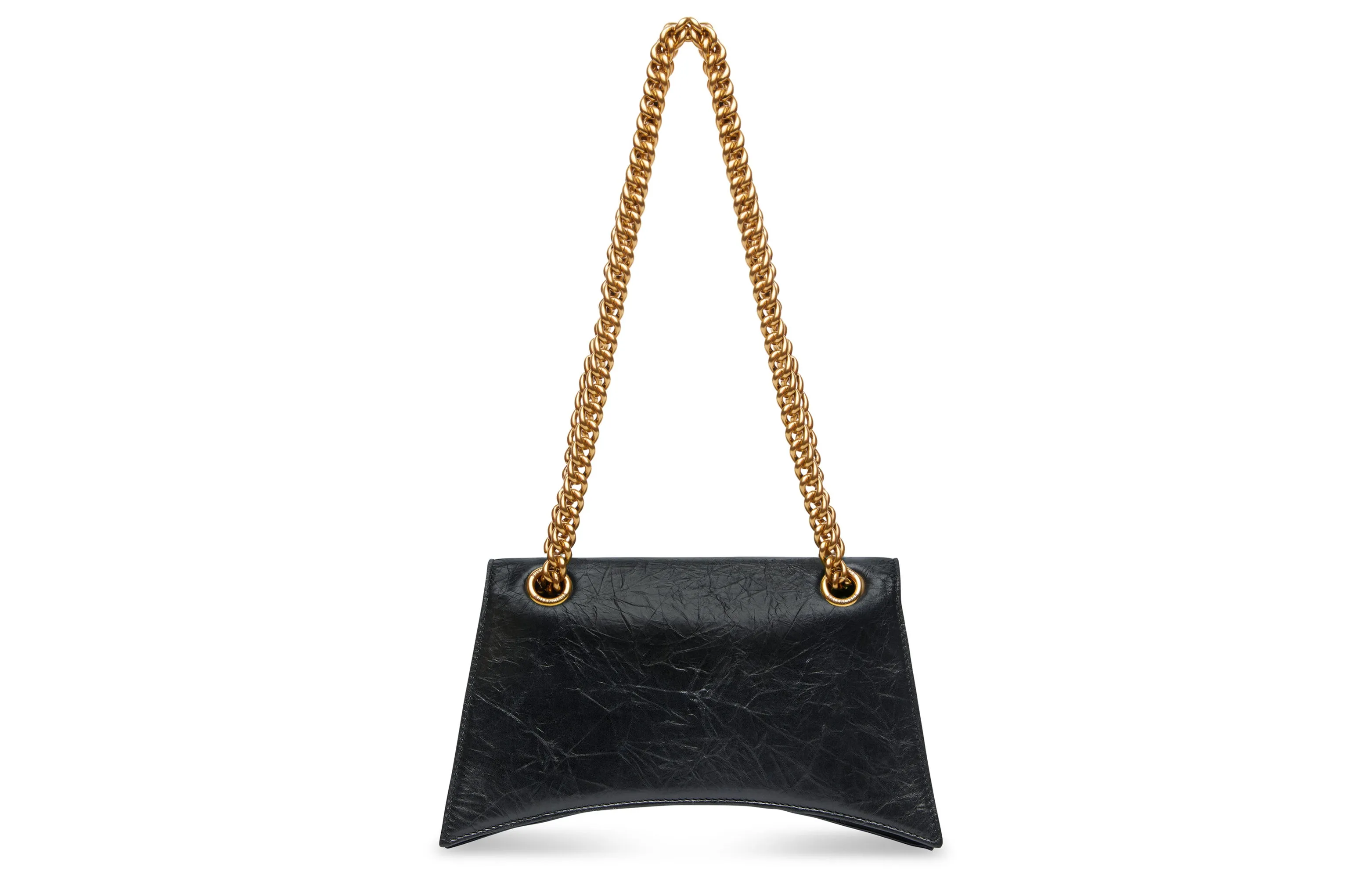 WMNS) Balenciaga Crush Small Chain Bag 'Black