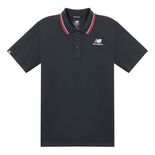 New Balance Classic Short Sleeve Polo Shirts 'Navy' AMT01983-ECL sold by KicksCrew