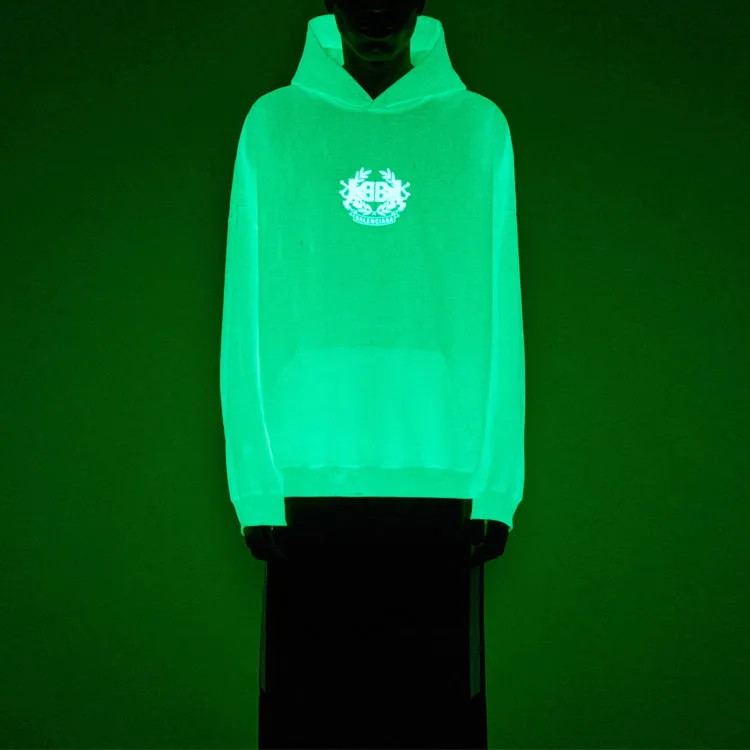 Balenciaga GITD Lion's Laurel Hoodie 'White' 651799TKV729140 sold by KicksCrew product image thumbnail 4