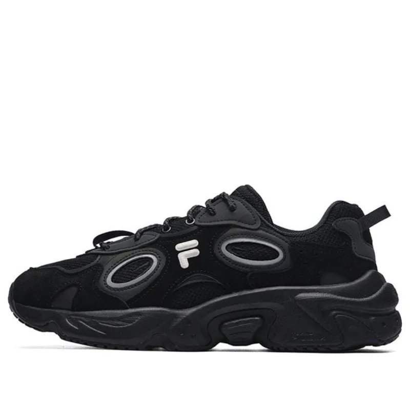(WMNS) FILA FUSION Raccoon Sneakers 'Black' T12M217314FBK sold by KicksCrew