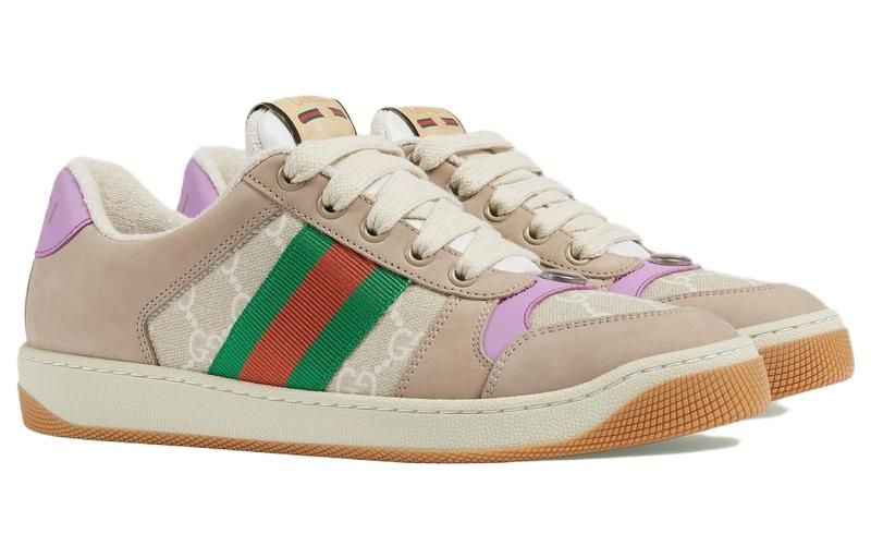 (WMNS) GUCCI Screener GG sneaker 'Beige Lilac' 705051-UULG0-9683 sold by KicksCrew product image thumbnail 2