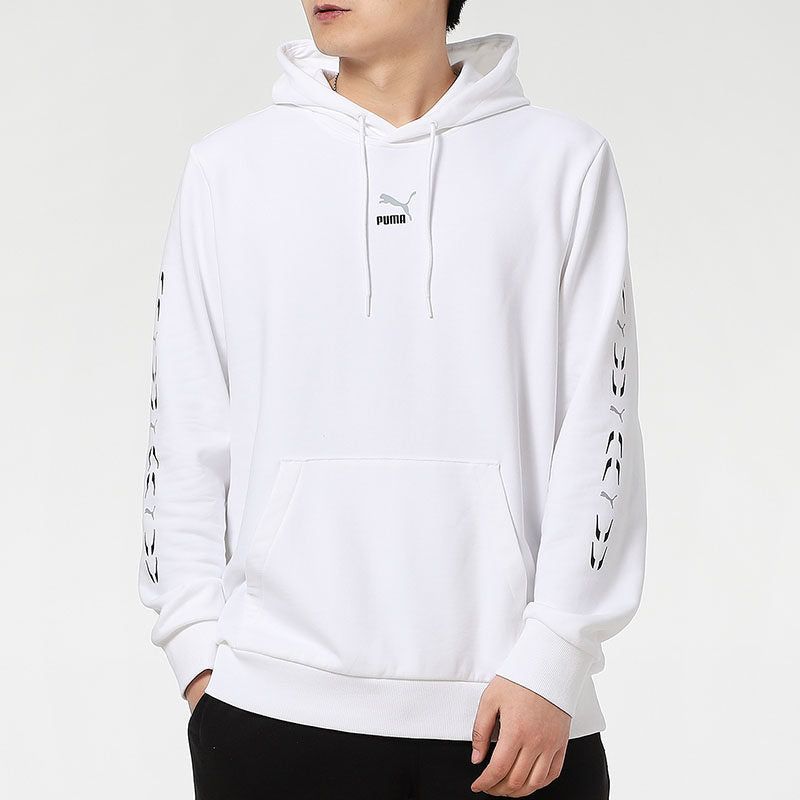 Puma Graphic Hoodie 'White Black' 531243-02 sold by KicksCrew product image thumbnail 3