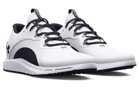 Under Armour Charged Draw 2 Spikeless Golf 'White Black' 3026399-100 sold by KicksCrew