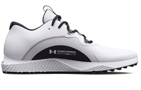 Under Armour Charged Draw 2 Spikeless Golf 'White Black' 3026399-100 sold by KicksCrew