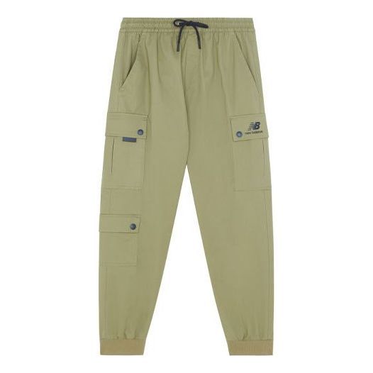 New Balance Logo Pocket Cargo Pants 'Khaki' AMP13389-OV sold by KicksCrew