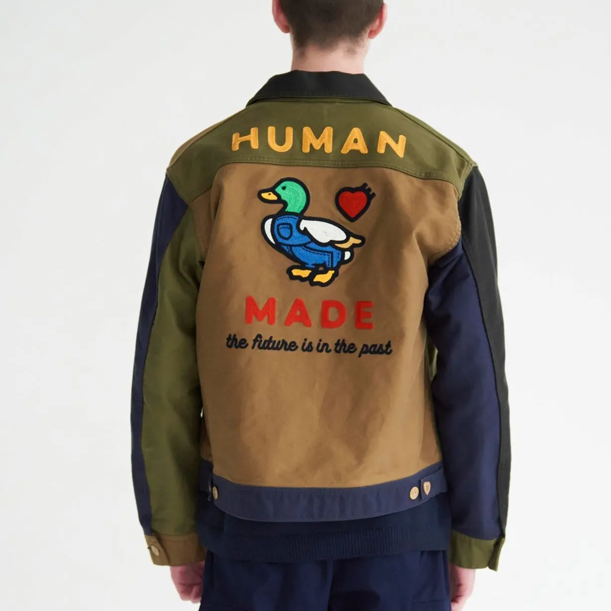 HUMAN MADE Zip Up Work Jacket 'Navy' HM26JK006 sold by KicksCrew product image thumbnail 4