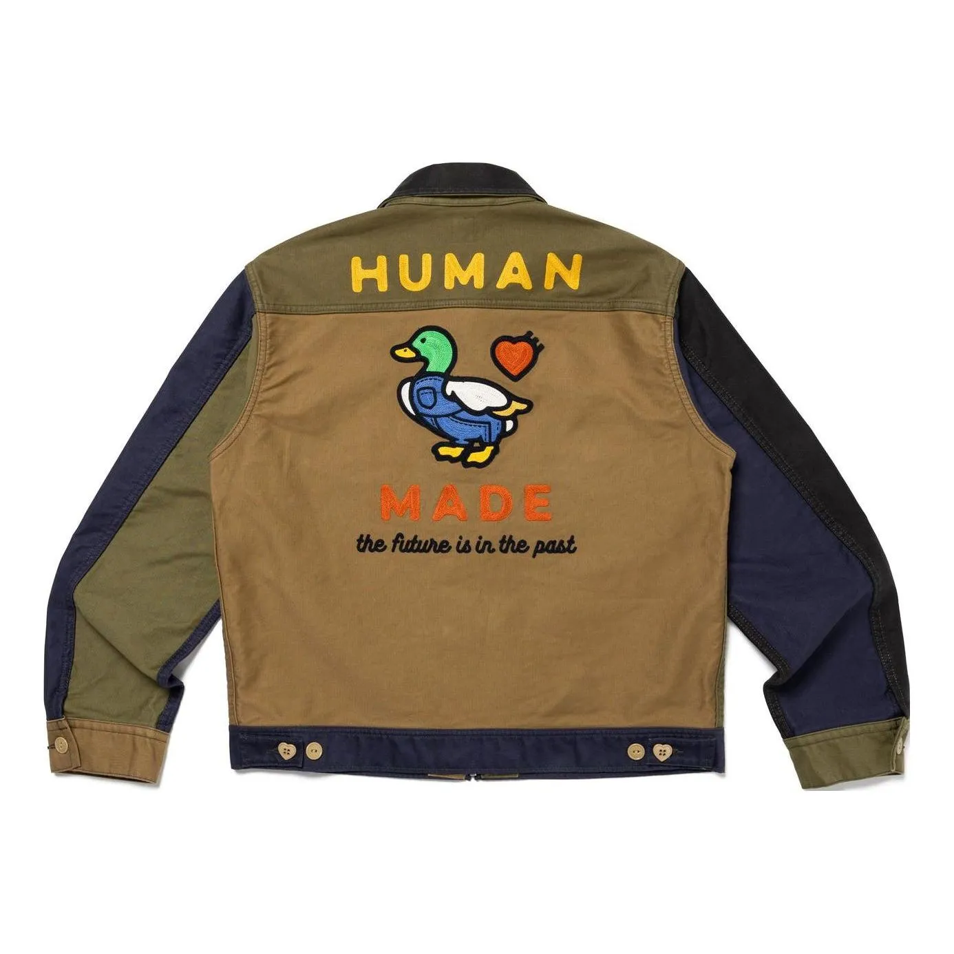 HUMAN MADE Zip Up Work Jacket 'Navy' HM26JK006 sold by KicksCrew product image thumbnail 2