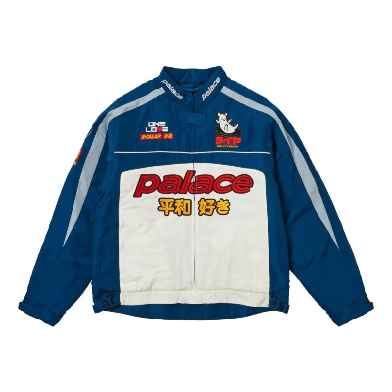 Palace Faster Jacket 'Navy White' P26JK049 sold by KicksCrew