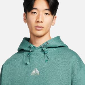 Nike ACG Fleece Logo Hoodie 'Green' DH3088-361 sold by KicksCrew