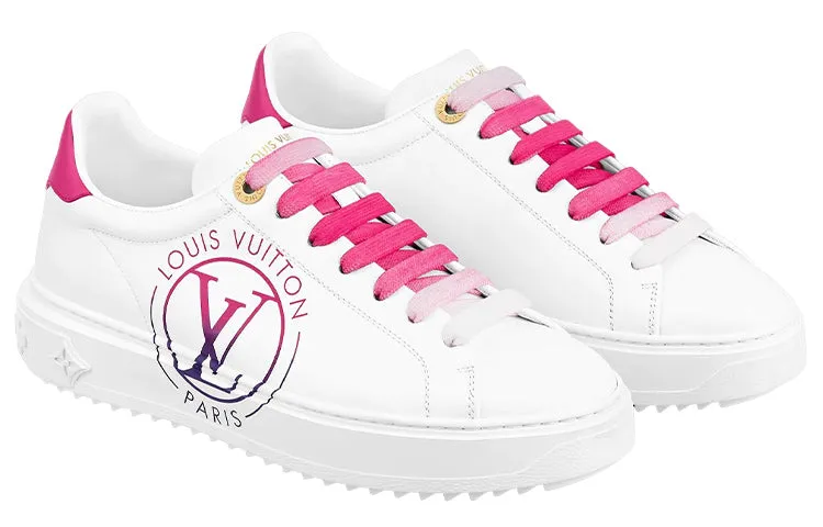 (WMNS) LOUIS VUITTON LV Time Out Sneakers 'White Pink' 1AA1BL sold by KicksCrew product image thumbnail 2