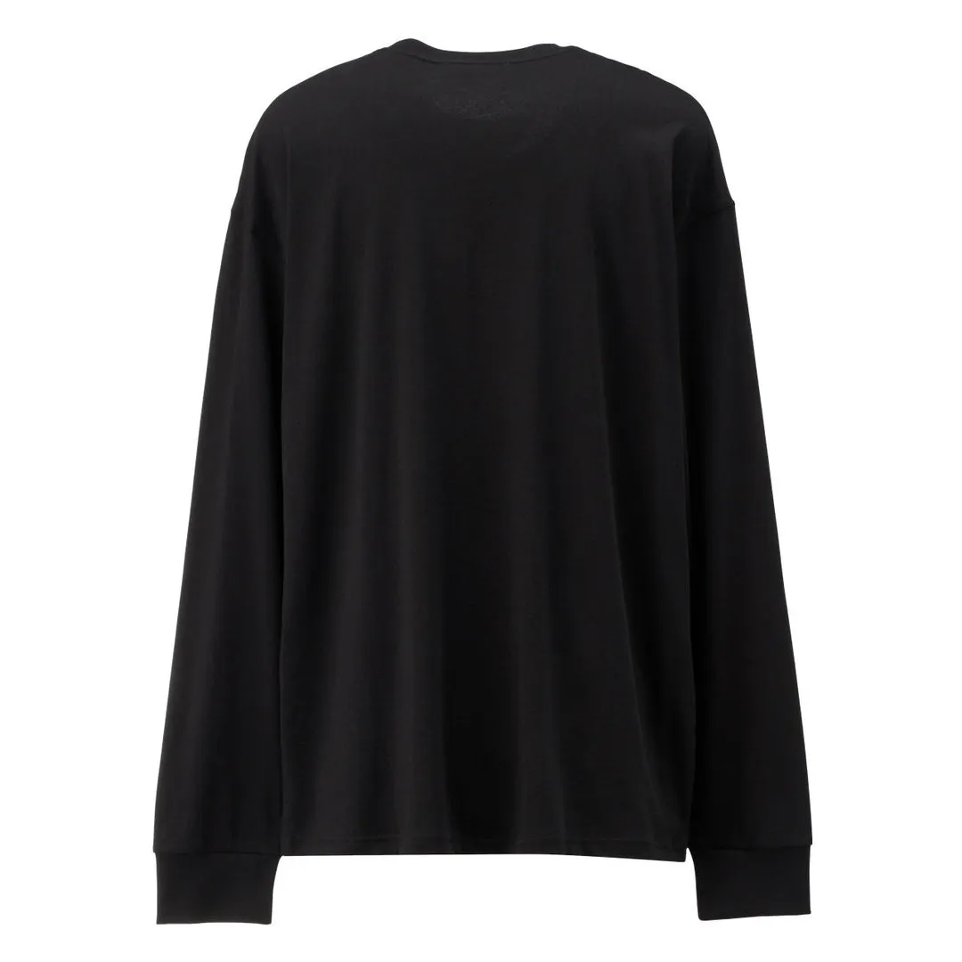Onitsuka Tiger Long Sleeve T-shirt 'Black' 2183B305-001 sold by KicksCrew product image thumbnail 2