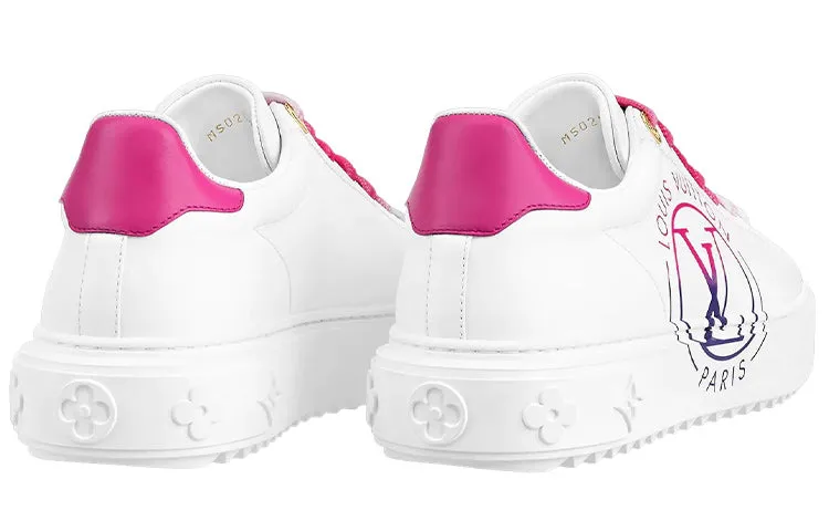 (WMNS) LOUIS VUITTON LV Time Out Sneakers 'White Pink' 1AA1BL sold by KicksCrew product image thumbnail 4