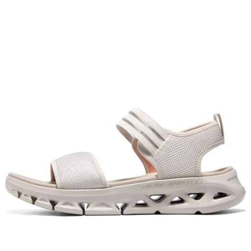 (WMNS) Skechers Go Glide-Step Flex Sandal 'Beige' 141251-NAT sold by KicksCrew