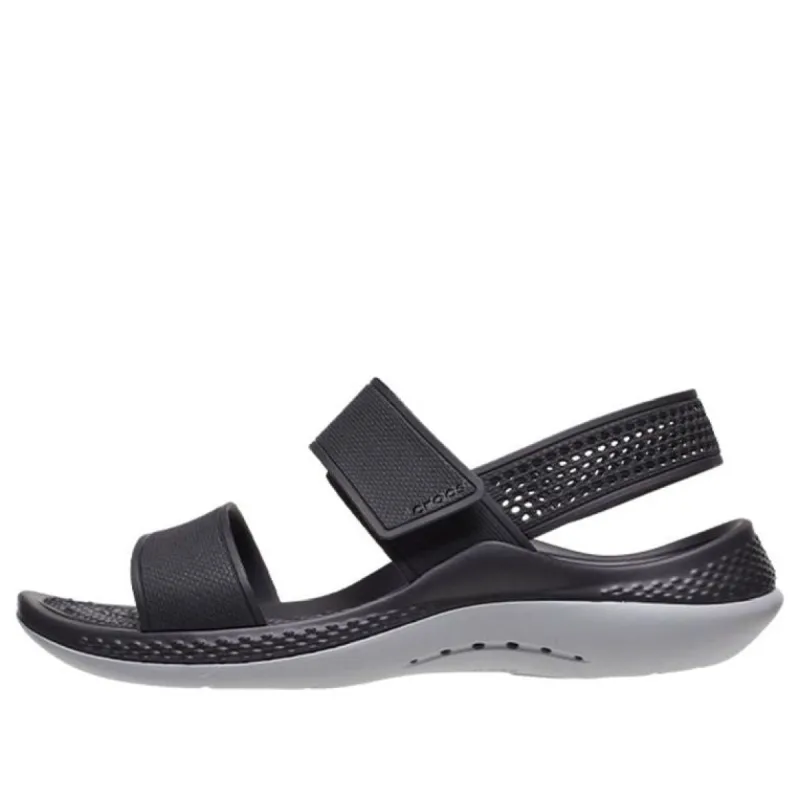 (WMNS) Crocs LiteRide 360 Slingback Sandals 'Black' 206711-02G sold by KicksCrew