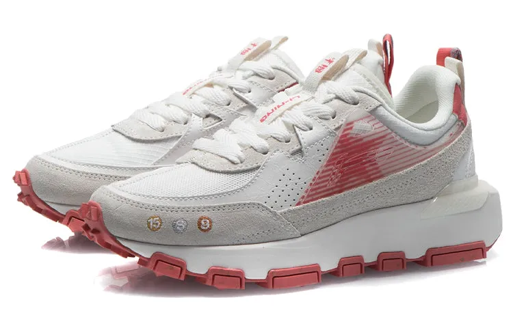 (WMNS) Li-Ning Lifestyle Sportswear 'White Red' AGCR286-2 sold by KicksCrew product image thumbnail 3