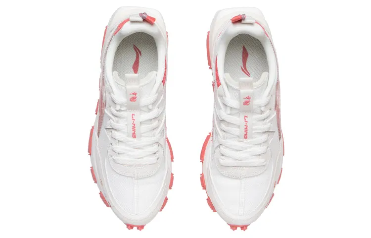 (WMNS) Li-Ning Lifestyle Sportswear 'White Red' AGCR286-2 sold by KicksCrew product image thumbnail 4