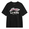 Li-Ning Anything Is Possible Graphic T-shirt 'Black' AHSU711-1 sold by KicksCrew