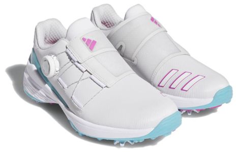 (WMNS) Adidas ZG23 BOA Lightstrike Golf Shoes 'White Preloved Blue' GZ2173 sold by KicksCrew