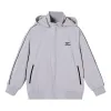 (GS) Mizuno Logo Fleece Jacket 'Grey' 32CC2904 sold by KicksCrew