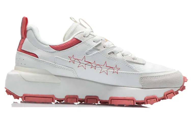 (WMNS) Li-Ning Lifestyle Sportswear 'White Red' AGCR286-2 sold by KicksCrew product image thumbnail 2
