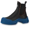 (WMNS) LOUIS VUITTON Ruby Flat Ranger Boots 'Black' 1AB0F9 sold by KicksCrew