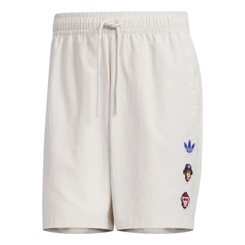 adidas originals x Monkey Kingdom Woven Shorts 'White' IP1797 sold by KicksCrew