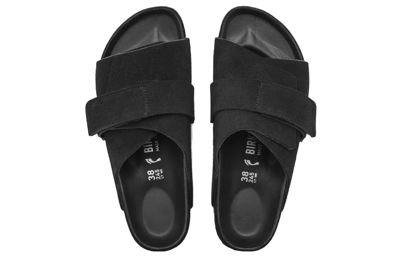 Birkenstock Kyoto Suede Leather Sandals 'Black' 1022317 sold by KicksCrew product image thumbnail 4