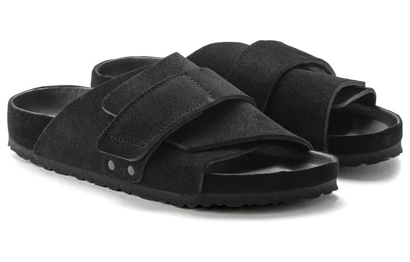 Birkenstock Kyoto Suede Leather Sandals 'Black' 1022317 sold by KicksCrew product image thumbnail 3