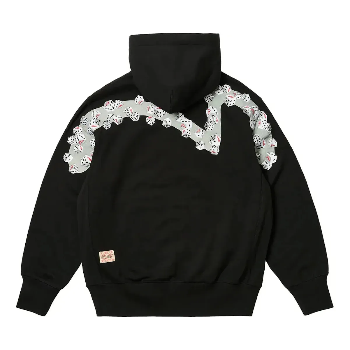 Palace x Evisu Zip Hoody Jacket 'Black' 2ESPAM4SW1150OSFLBLKX sold by KicksCrew product image thumbnail 2