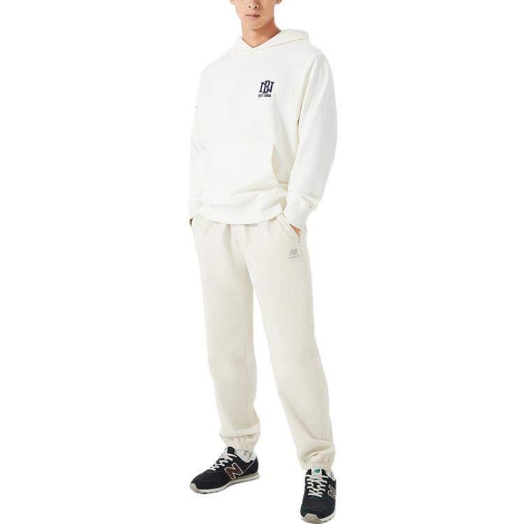 New Balance Logo Print Sweatshirt Hoodie 'White' AMT23336-CIC sold by KicksCrew product image thumbnail 3