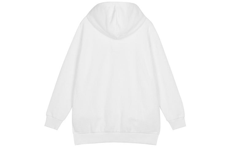 (WMNS) New Balance Logo Print Sportswear Hoodie 'White' WT11541-SST sold by KicksCrew product image thumbnail 2