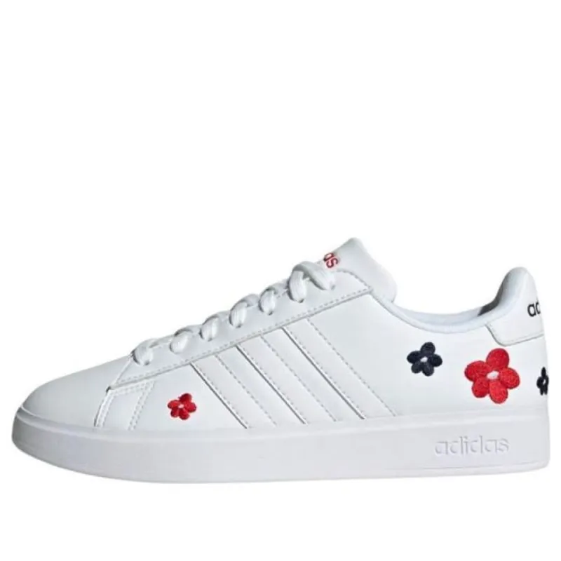 (WMNS) Adidas Grand Court Cloudfoam 'Floral Embroidery' HP9416 sold by KicksCrew