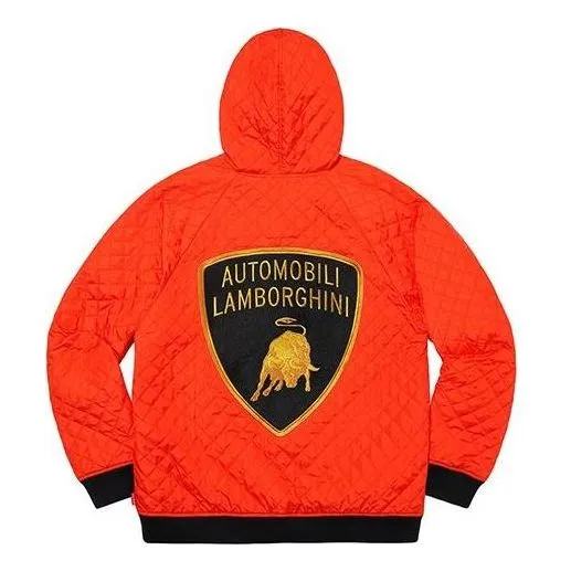 Supreme x Automobill Lamborghini Hooded Work Jacket 'Orange Black Yellow' SUP-SS20-519 sold by KicksCrew product image thumbnail 2