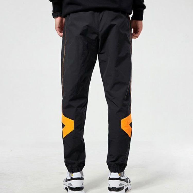 New Balance Logo Print Pants 'Black Orange' AMP11328-BK sold by KicksCrew product image thumbnail 3