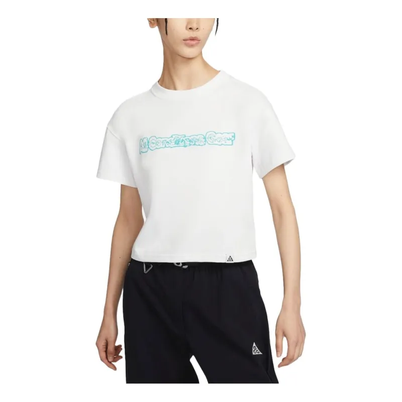 (WMNS) Nike ACG Dri-FIT ADV T-Shirt Asia Sizing 'White' FN1957-121 sold by KicksCrew