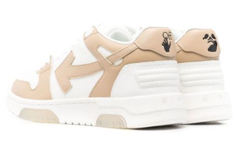 (WMNS) Off-White Out Of Office Low-Top Sneaker 'Tan White' OWIA259S22LEA0010117 sold by KicksCrew