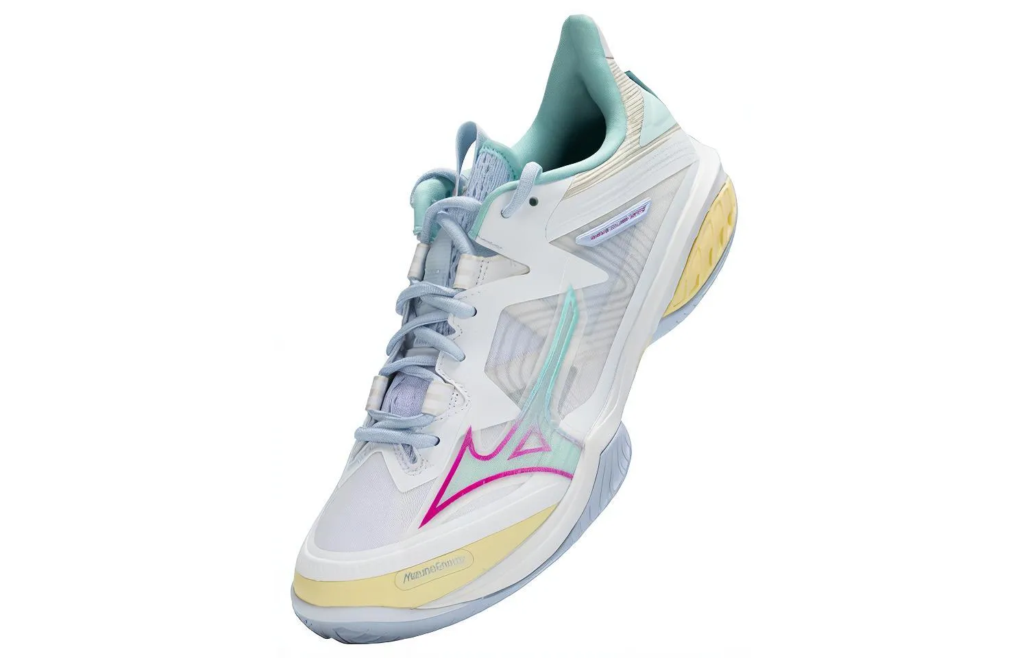 Mizuno Wave Rider Neo 2 'White Pink Blue' 71GA227043 sold by KicksCrew product image thumbnail 3