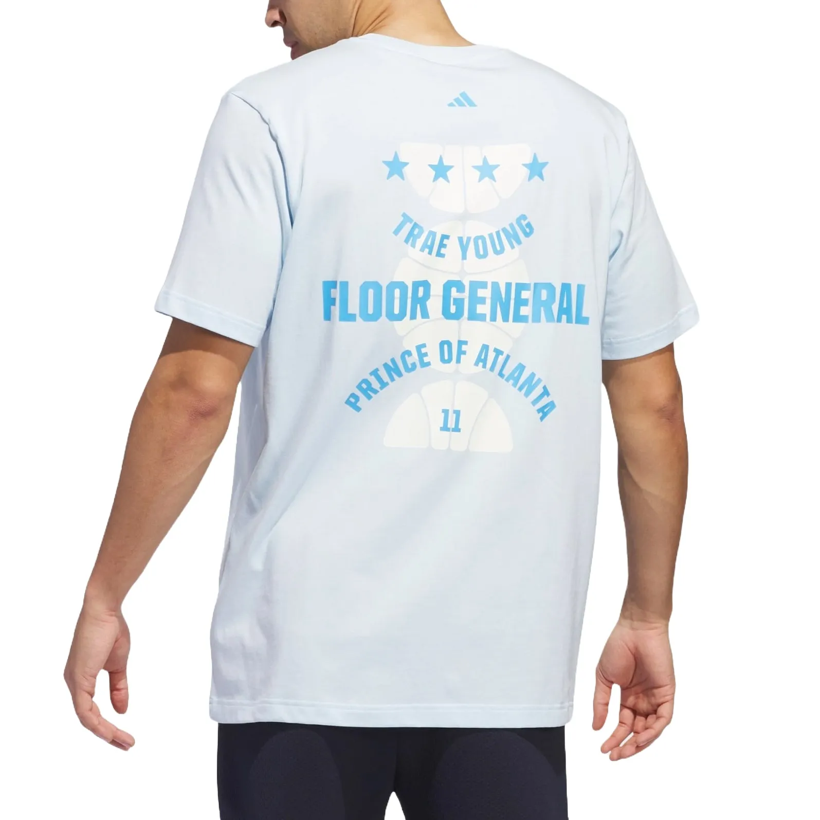 adidas Trae FG T-shirt Asia Sizing 'Sky Tint' IR5608 sold by KicksCrew product image thumbnail 2