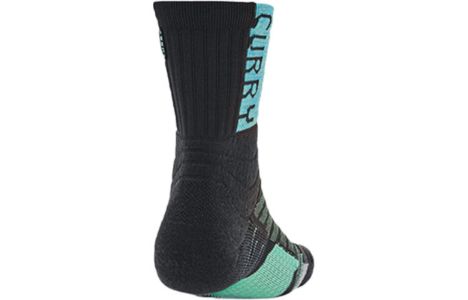 Under Armour Curry Playmaker Crew Socks 'Black Blue' 1358779-005 sold by KicksCrew