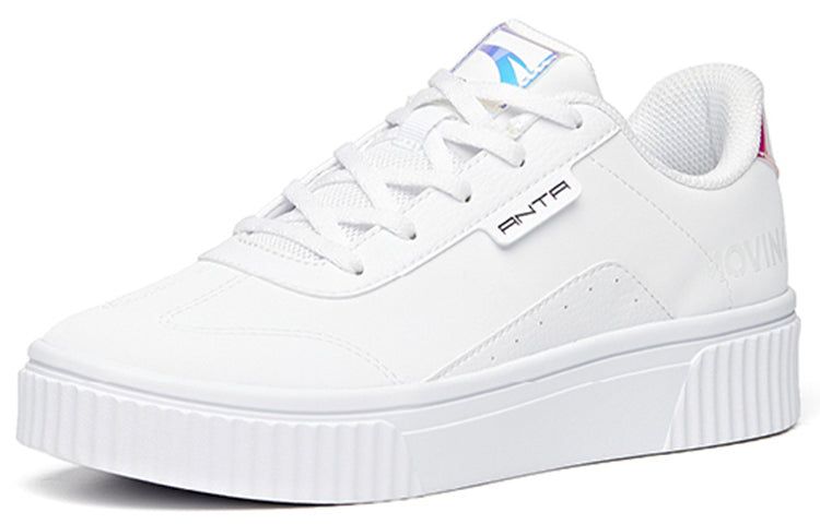 (WMNS) ANTA Lifestyle Series Skate Shoes 'White' 922038023-1 sold by KicksCrew product image thumbnail 2