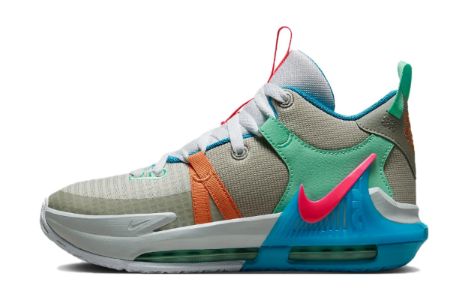 (GS) Nike LeBron Witness 7 'Grey Fog Multi-Color' DQ8650-003 sold by KicksCrew