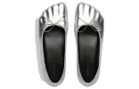 (WMNS) Balenciaga Anatomic Ballerina Shoes 'Silver Shiny Soft Sheepskin' 714260WBFA18001 sold by KicksCrew