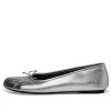 (WMNS) Balenciaga Anatomic Ballerina Shoes 'Silver Shiny Soft Sheepskin' 714260WBFA18001 sold by KicksCrew