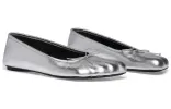 (WMNS) Balenciaga Anatomic Ballerina Shoes 'Silver Shiny Soft Sheepskin' 714260WBFA18001 sold by KicksCrew