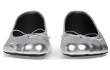 (WMNS) Balenciaga Anatomic Ballerina Shoes 'Silver Shiny Soft Sheepskin' 714260WBFA18001 sold by KicksCrew