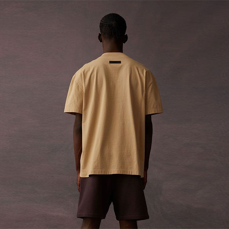 Fear of God Essentials SS23 Logo Tee 'Sand' ESSENTIAL125BT222004F sold by KicksCrew product image thumbnail 4