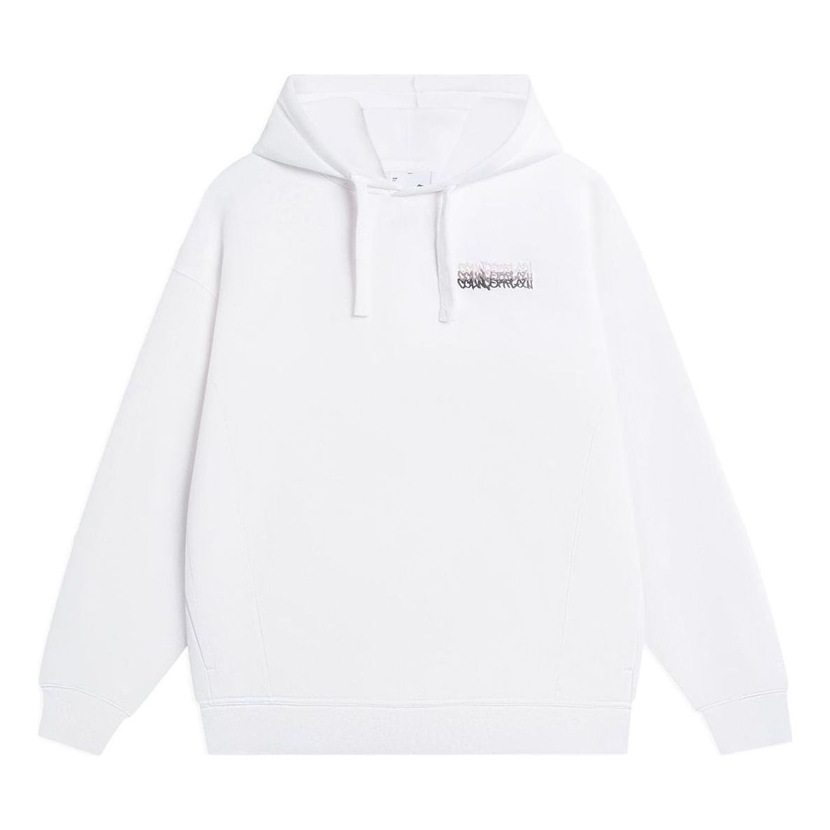 Li-Ning Counterflow Graphic Hoodie 'White' AWDSI27-1 sold by KicksCrew