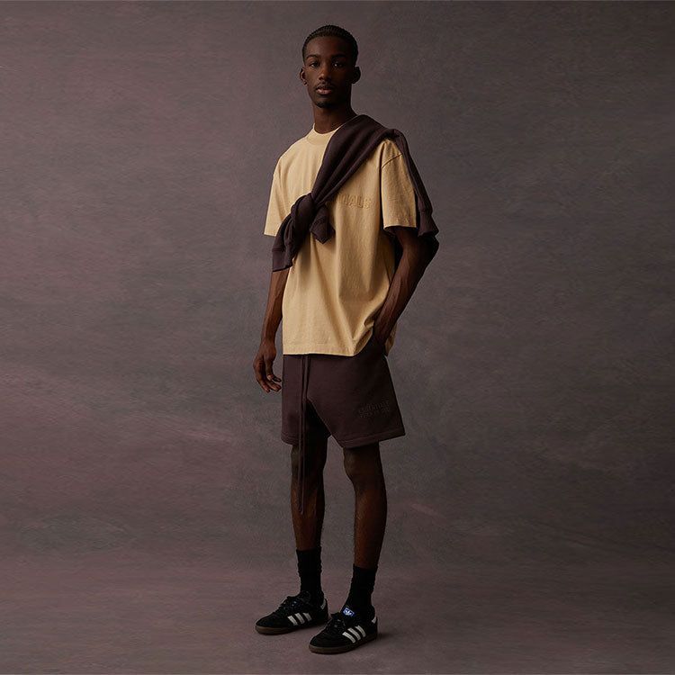 Fear of God Essentials SS23 Logo Tee 'Sand' ESSENTIAL125BT222004F sold by KicksCrew product image thumbnail 2