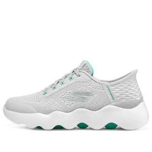 (WMNS) Skechers GO WALK Massage Fit 'Grey Aqua' 124916-GYAQ sold by KicksCrew
